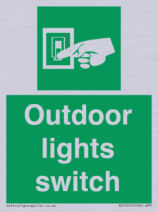 Outdoor lights switch